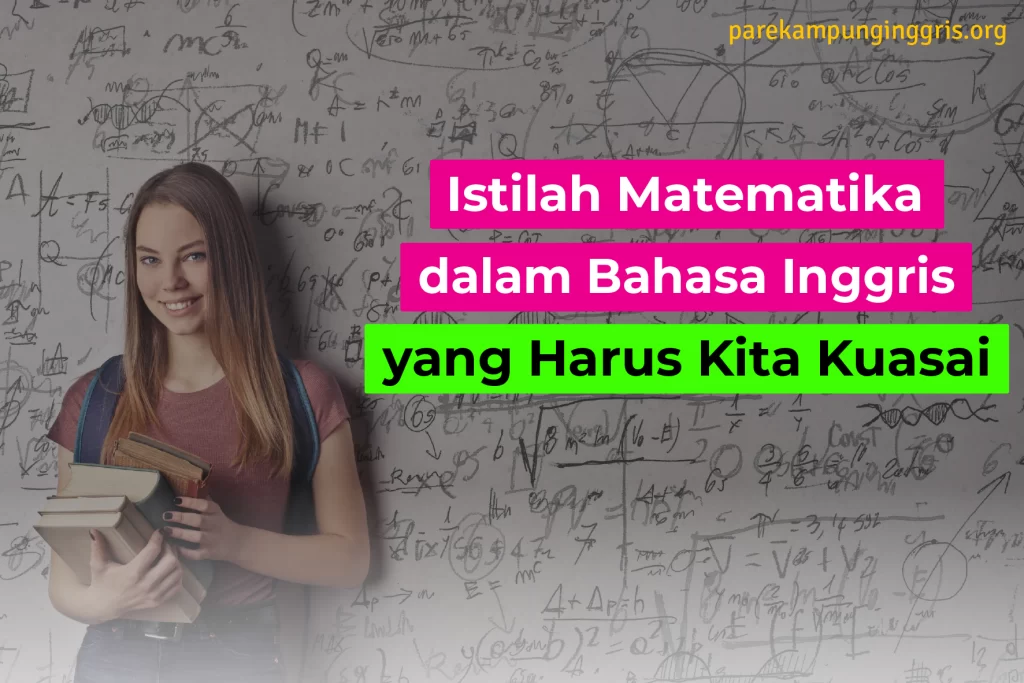 itilah matematika dalam bahasa Inggris